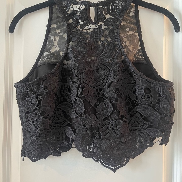 Black lace bralette top - Picture 2 of 2